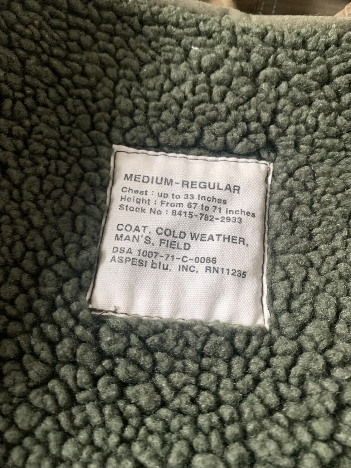 아스페시(ASPESI) M51피쉬테일 (스페인제작) 상품이미지7