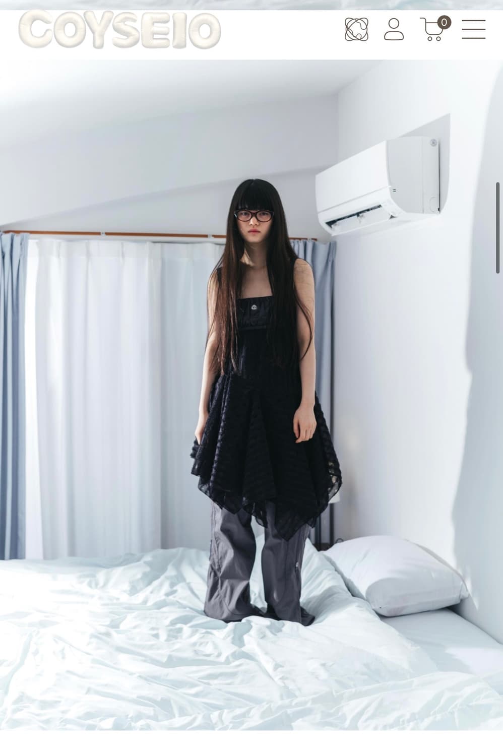 코이세이오 스퀘어넥 레이스 드레스 coyseio SQUARE NECK L 상품이미지1
