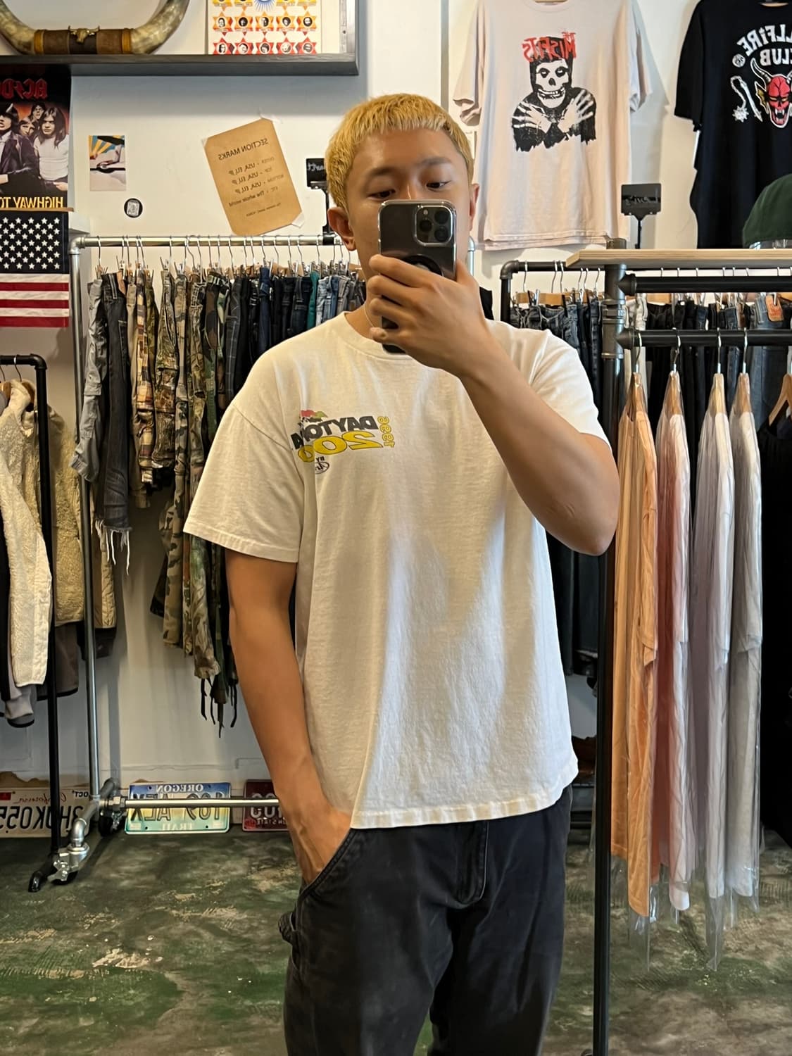 90's [L] 데이토나 200 나스카 레이싱 빈티지 티셔츠 싱글스티치 상품이미지2