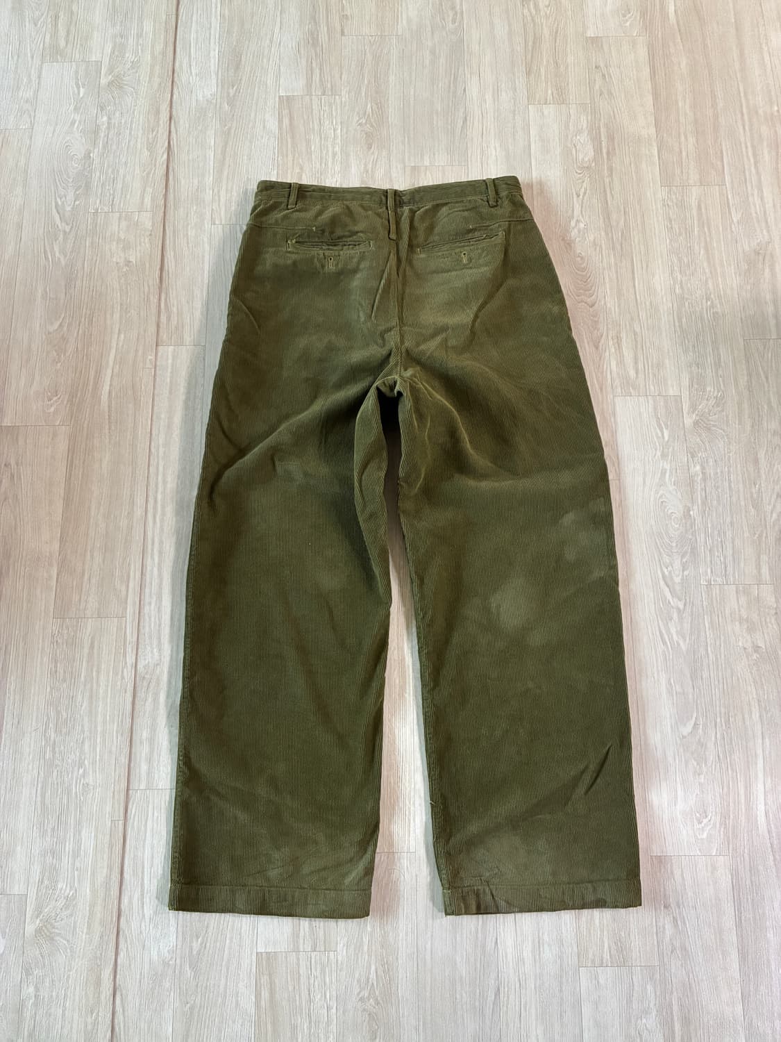 누마레 더블 웨이스트 코듀로이 팬츠 상품이미지4