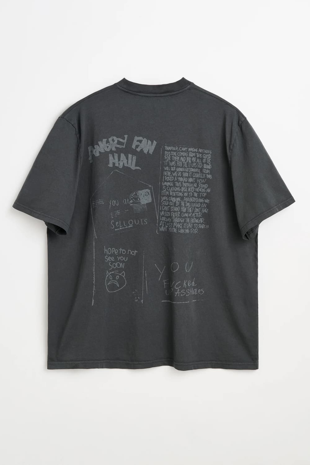 [46,48,50,52]아워레가시 26ss Angry Fan 티셔츠 상품이미지6