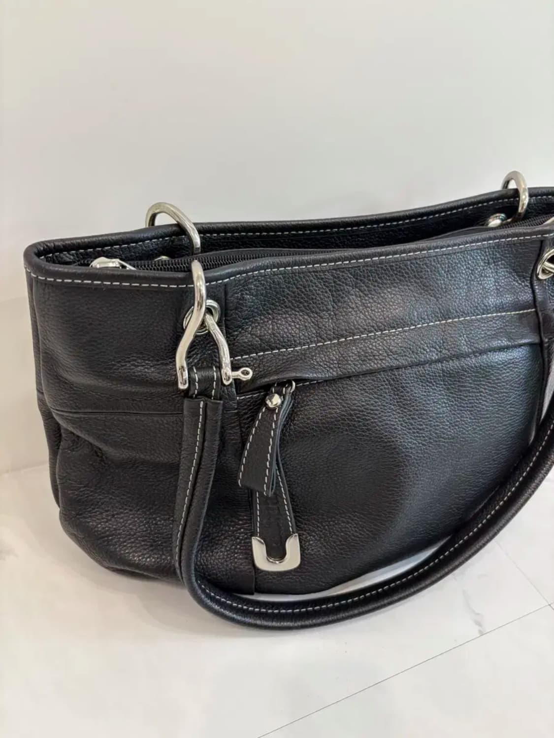 elegance 스티치숄더백 상품이미지4