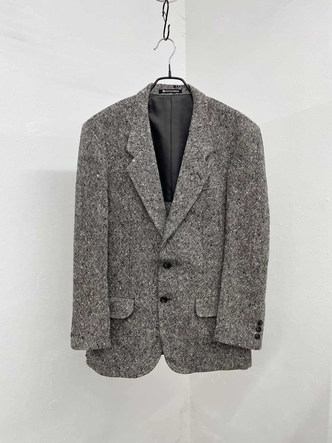 울 버튼 오버 대디자켓 상품이미지3