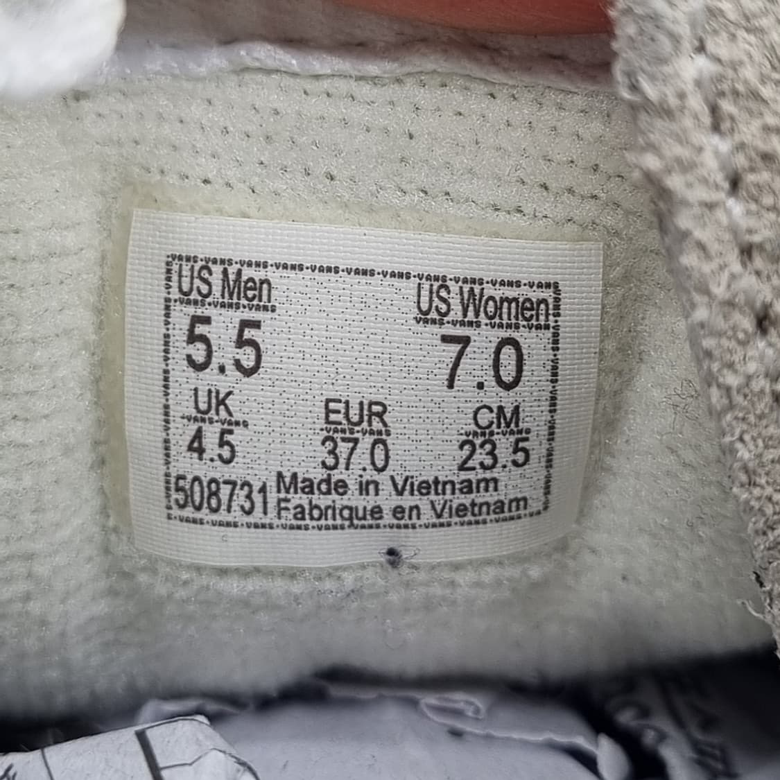 반스 스케이트 프렌치오크 하이탑235 상품이미지6