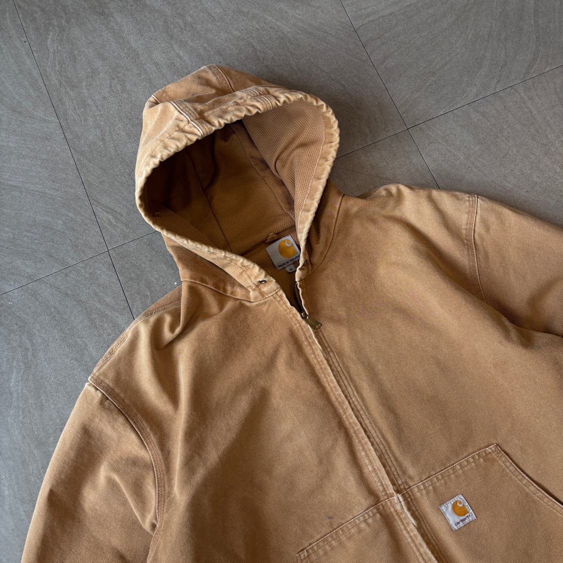 미국 생산 칼하트 j131 베이지 액티브 자켓 상품이미지2