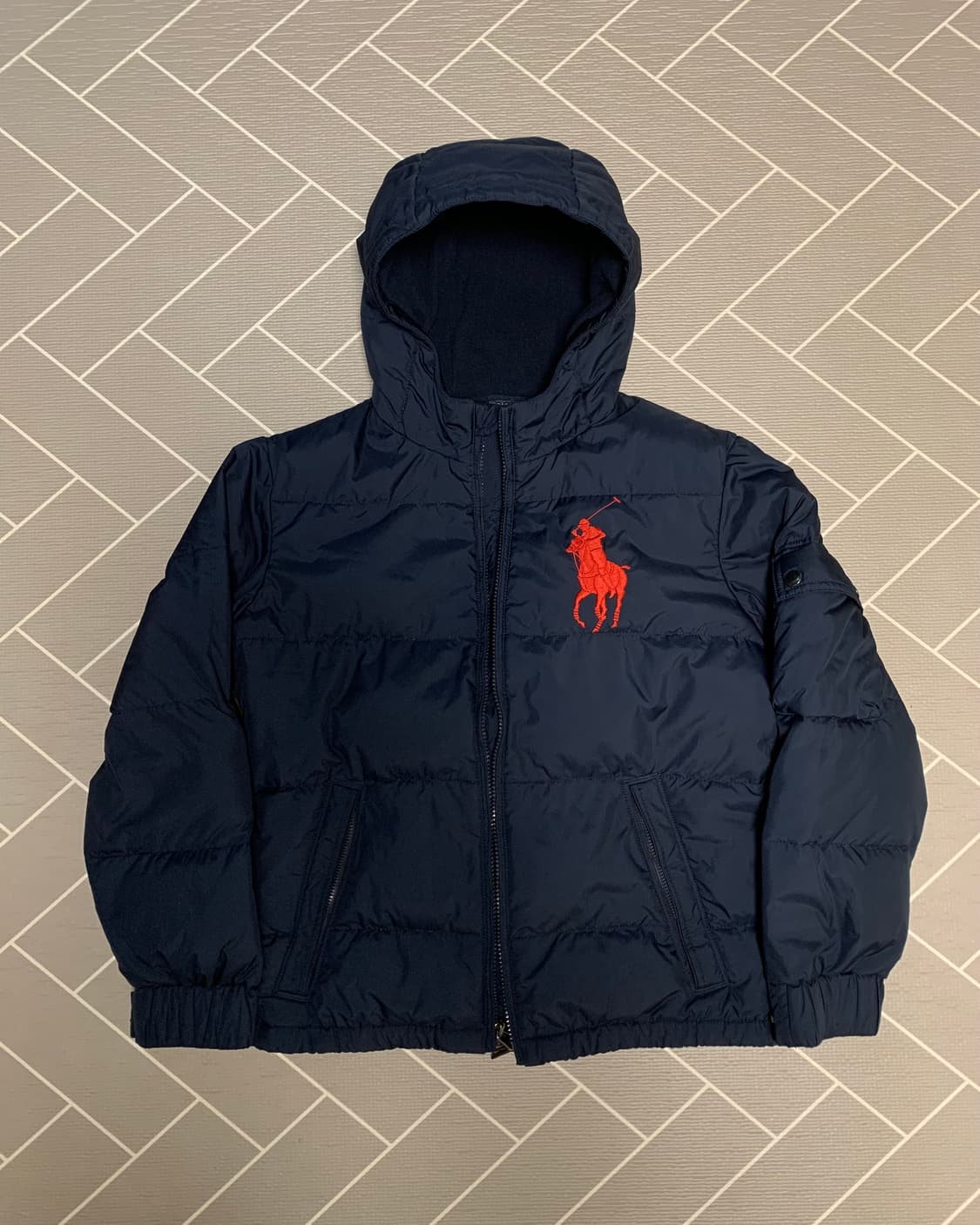 폴로 빅포니 패딩 네이비 상품이미지1