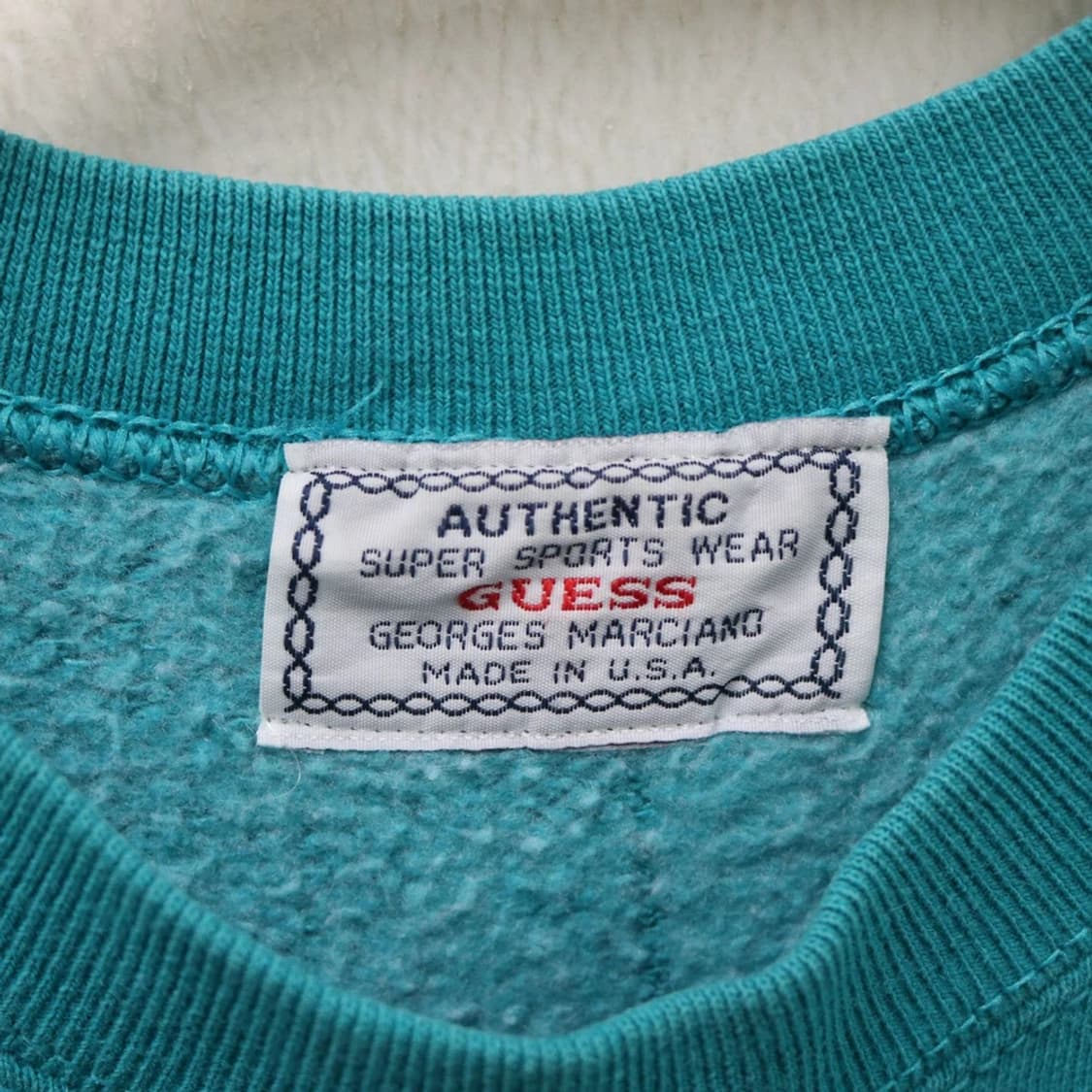 90'S 게스 자수 로고 맨투맨 61844 상품이미지10