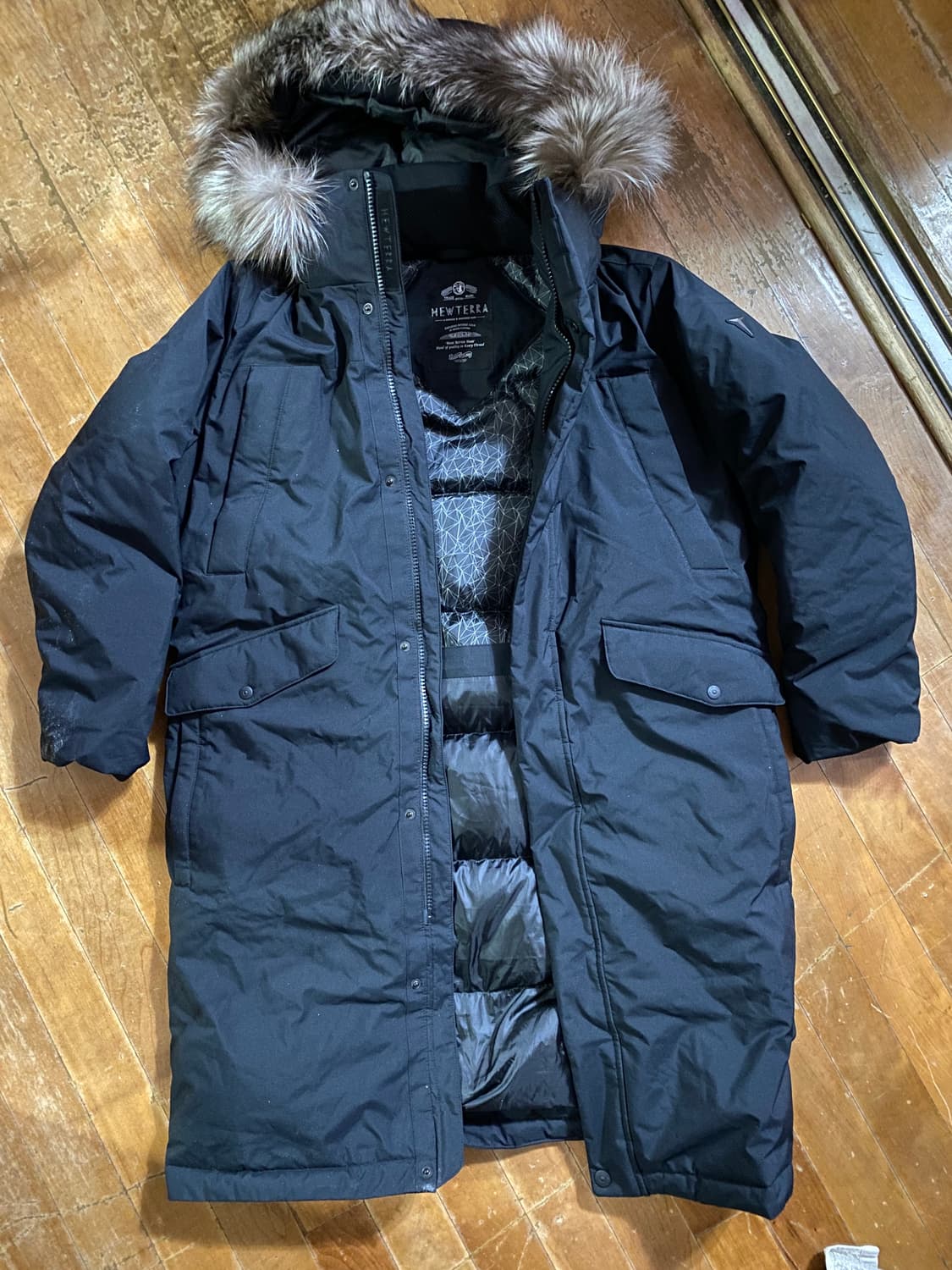 올젠 뉴테라 대장급(거위솜털80%)남성 L 무광블랙 상품이미지1