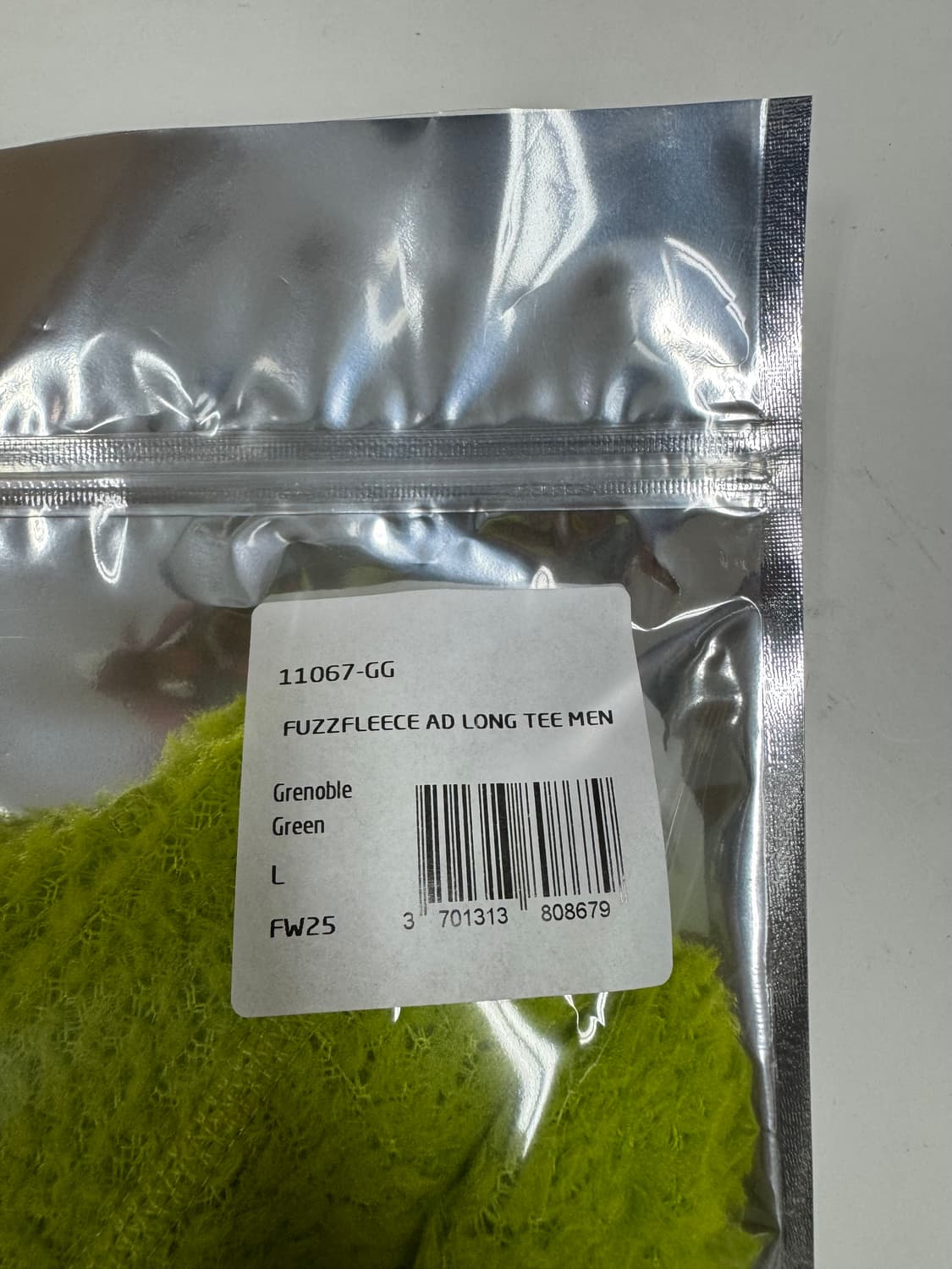 새티스파이 퍼즈플리스 롱 티셔츠 그레노블 그린 상품이미지5