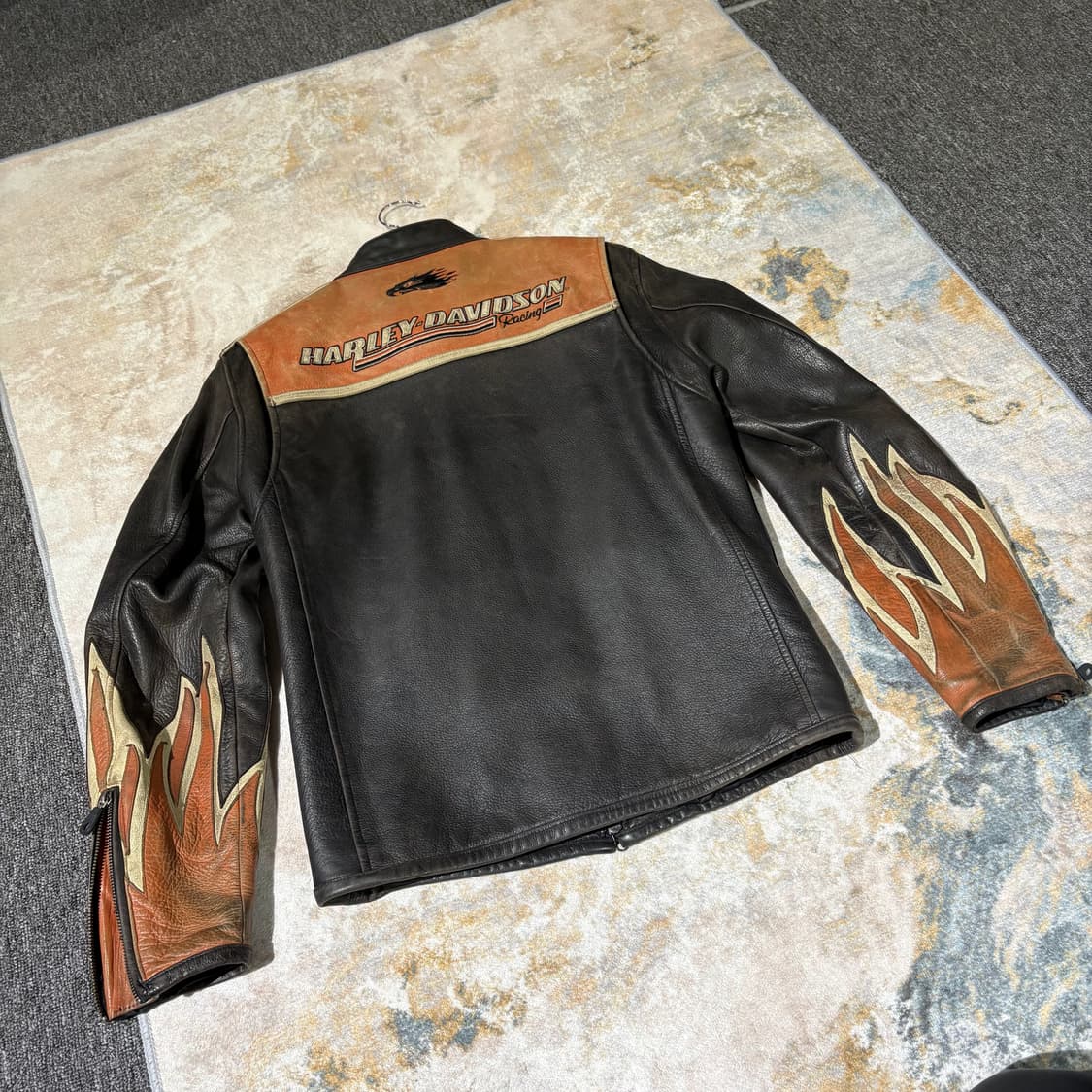 할리데이비슨 빈티지 소가죽 레더자켓 상품이미지2