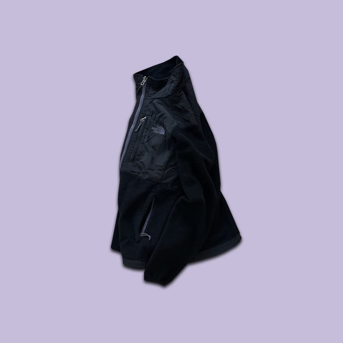 The North Face Purple Fleece Zip-Up 상품이미지1