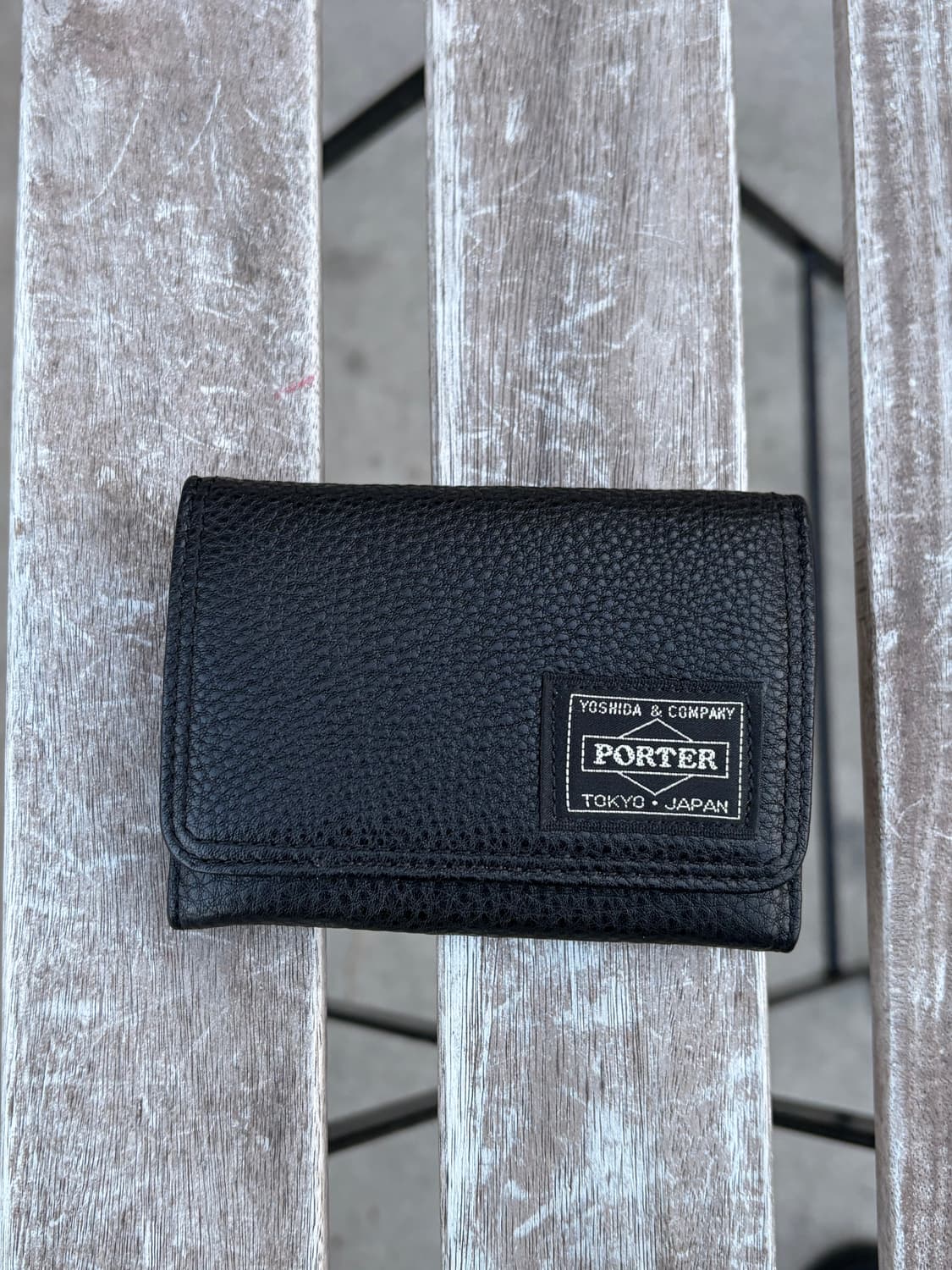 포터 캄 카드 지갑 블랙 상품이미지2