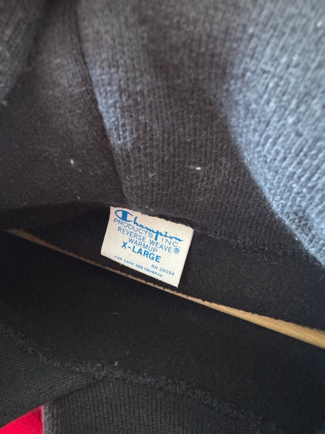 챔피온 리버스위브 블루택 후드 상품이미지2