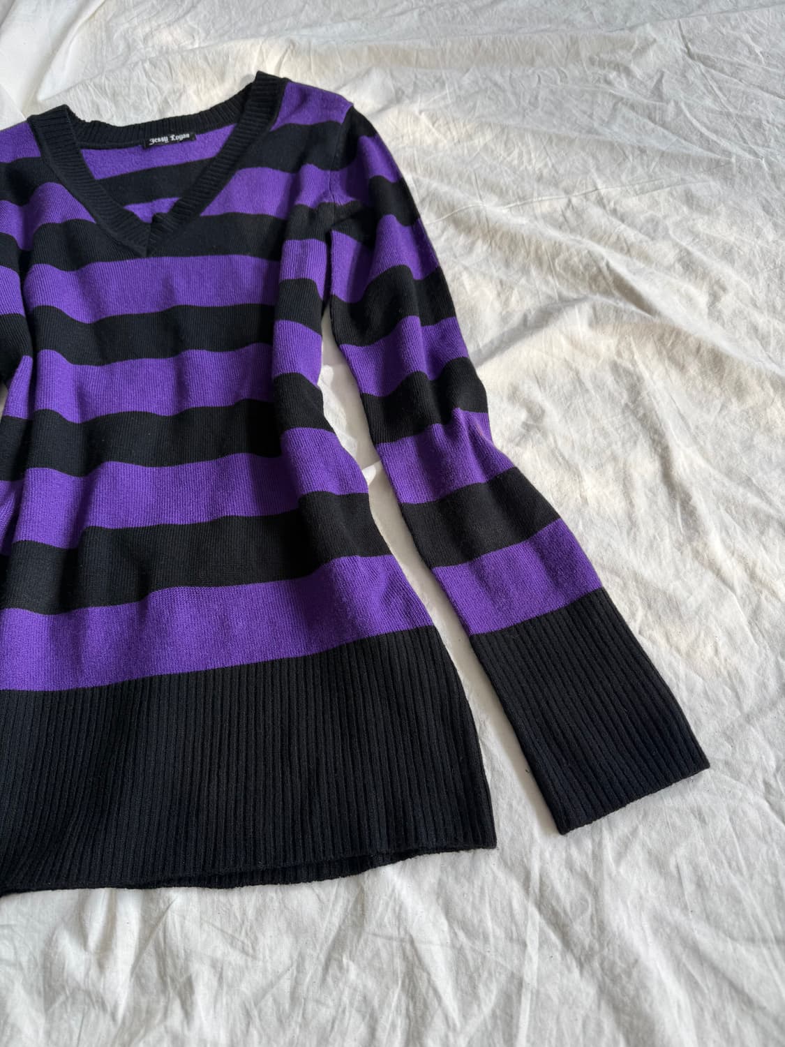 나나 펑크 펑투케 단가라 딱붙 니트 원피스 상품이미지3