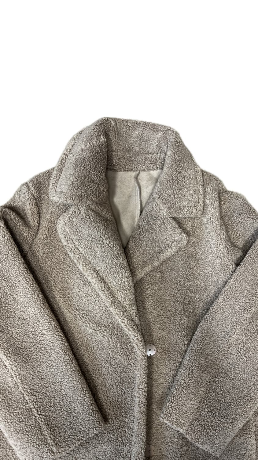 자라 테디베어 롱코트 상품이미지3