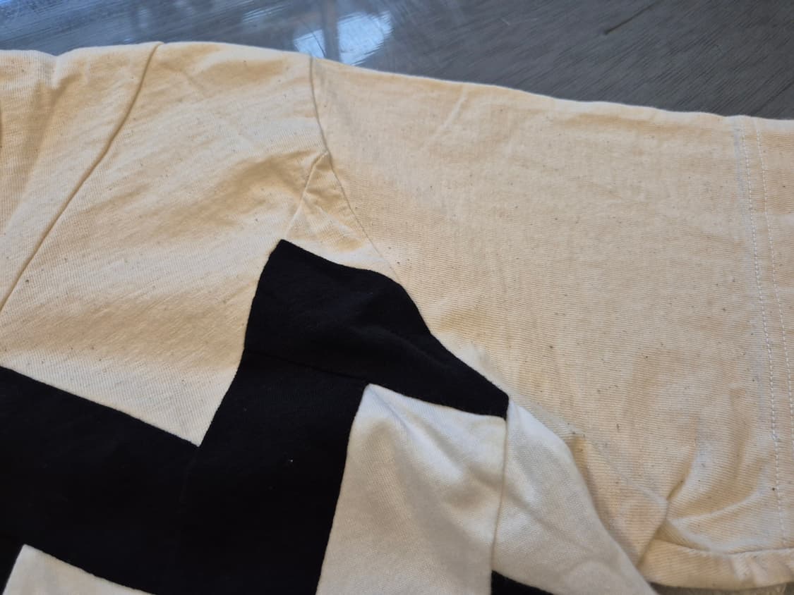 15ss GANRYU 꼼데가르송 패치워크 티셔츠 상품이미지4