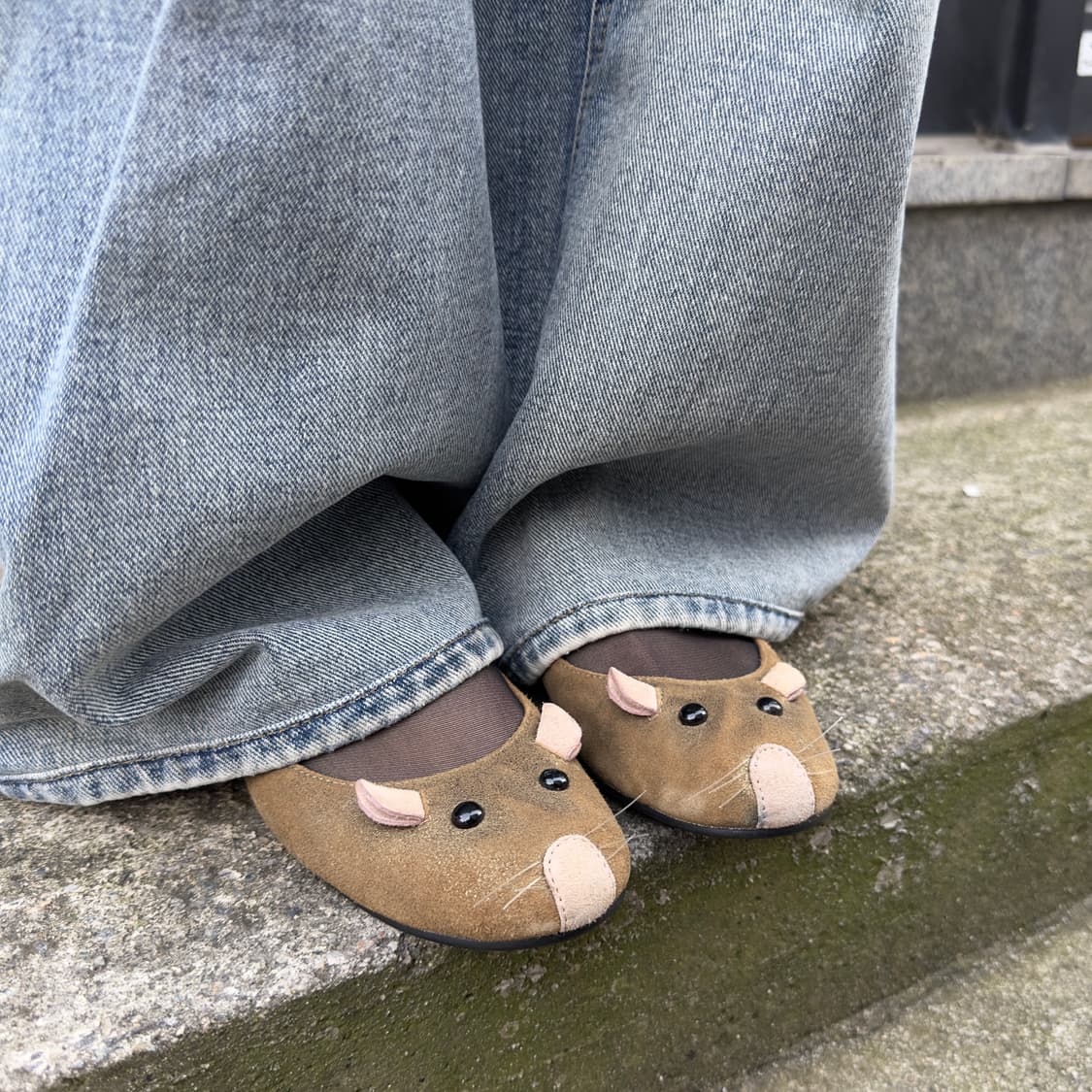 00s 마크 제이콥스 스웨이드 마우스 발레 플랫 상품이미지8