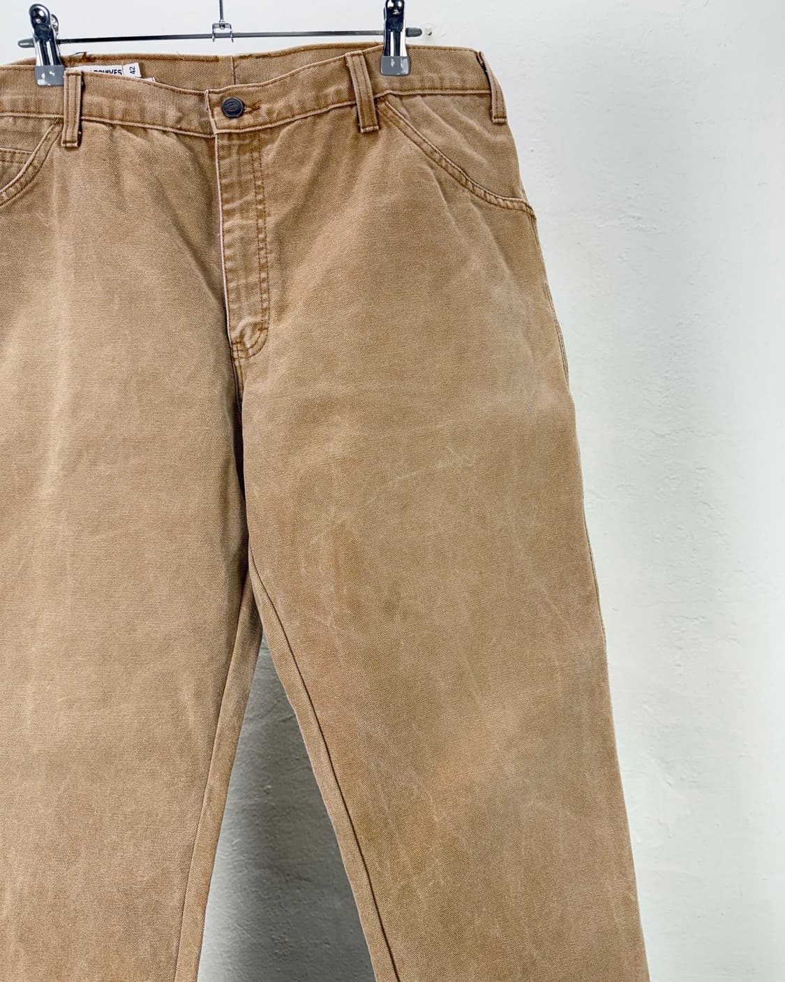 브루트 베이지 디키즈 리페어 캔버스 카펜더 팬츠 상품이미지3