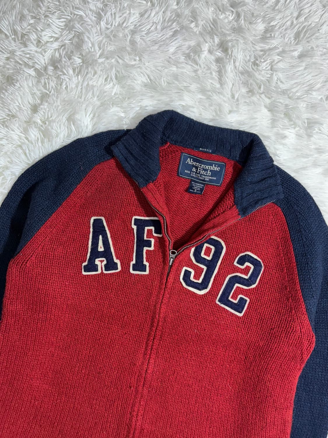 아베크롬비 램스울 투웨이 니트집업  상품이미지5