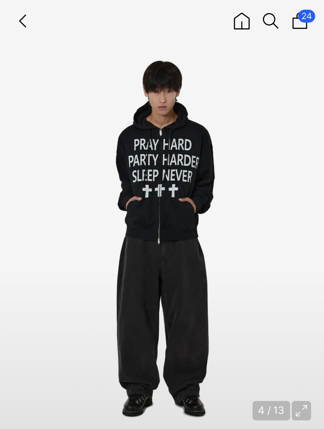 OY 오와이 후드집업 M 상품이미지2