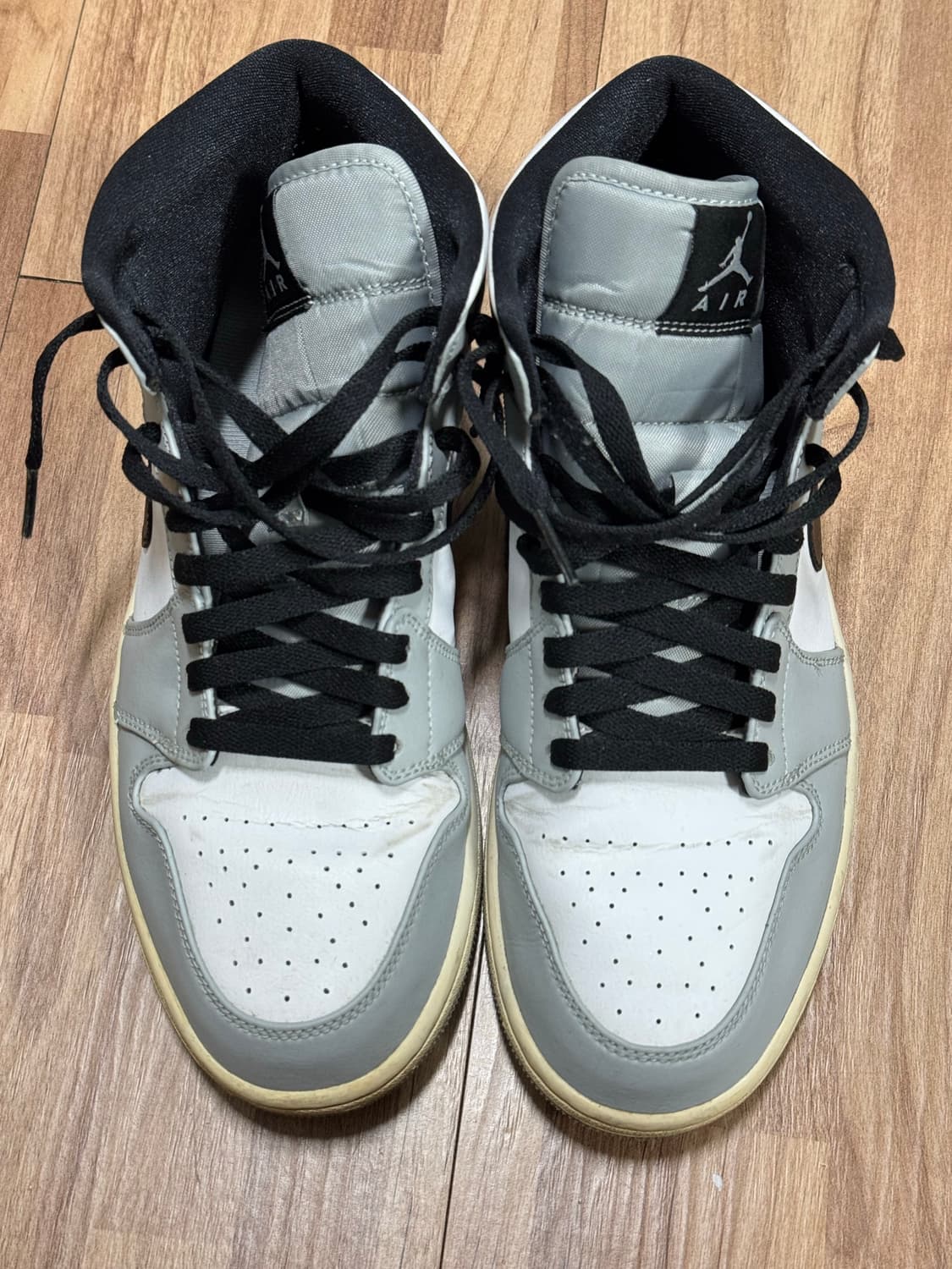 조던1 미드 라이트 스모크 그레이 270 상품이미지2