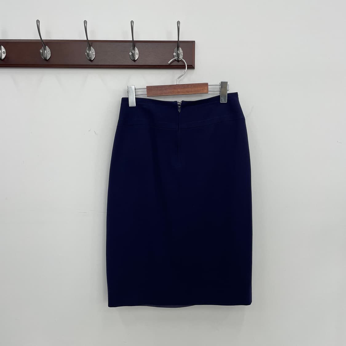 올드 셀린느 체인 장식 네이비 스커트 치마 상품이미지2