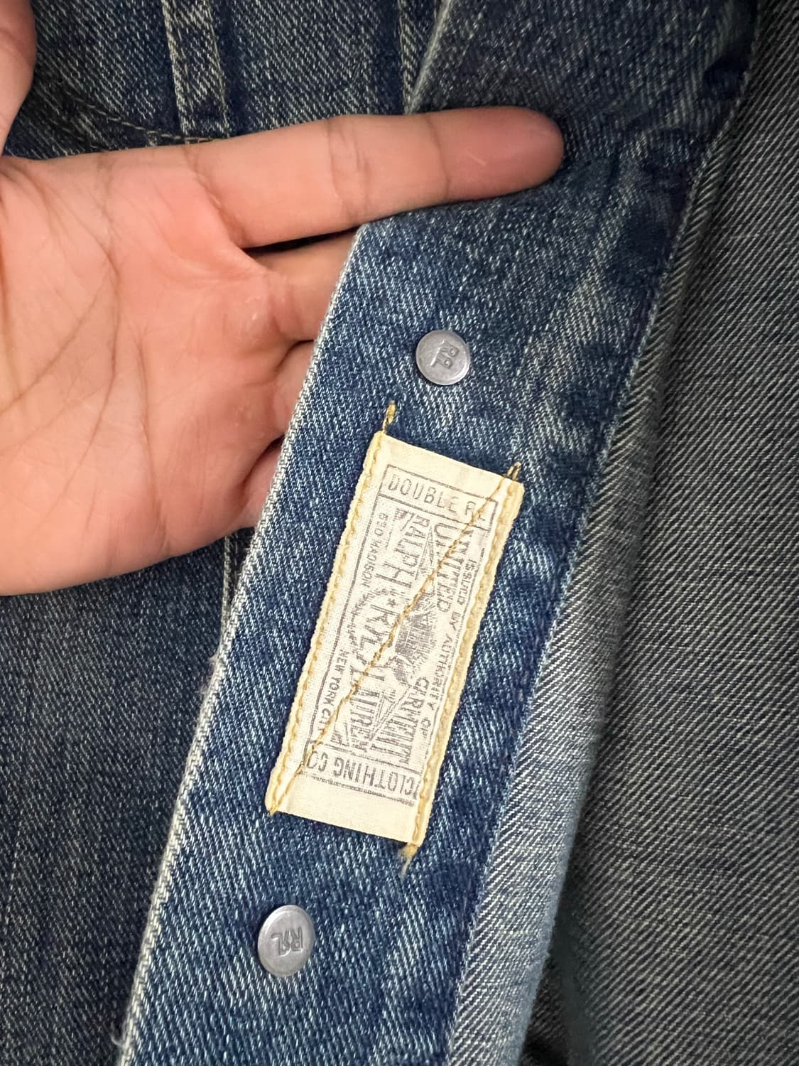 RRL lot271 S Size 더블알엘 리랜드 데님 트러커 상품이미지5