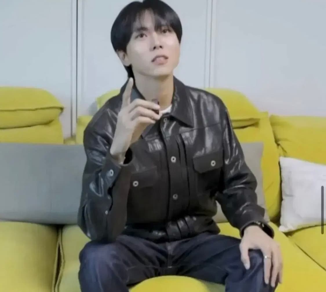 쿠어 램스킨 포켓 트러커 자켓 (다크브라운) 상품이미지3