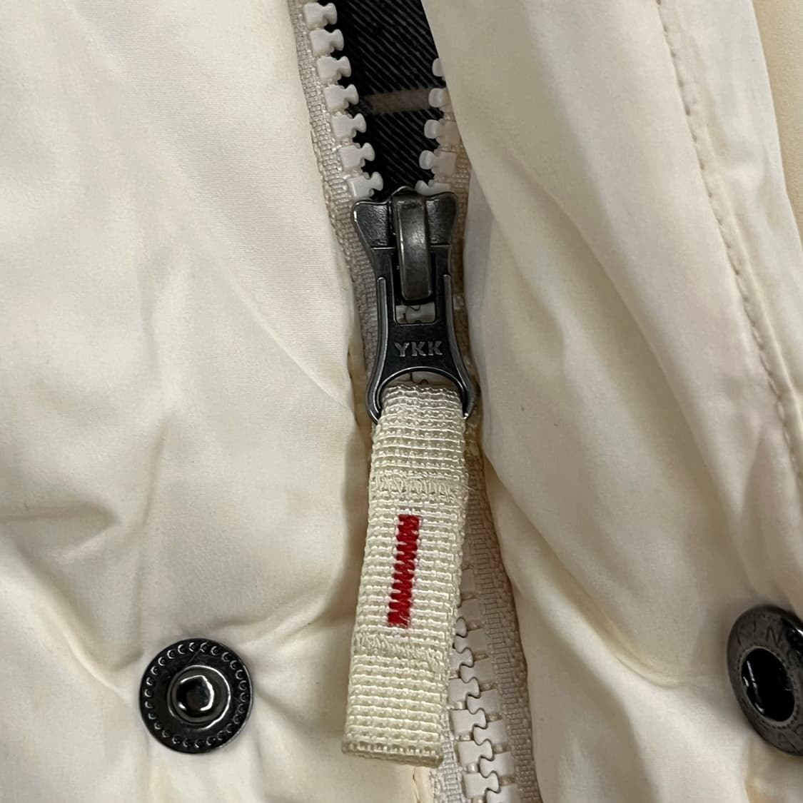 디키즈 화이트 크림 코듀로이 골지 카라 패딩 조끼  상품이미지6