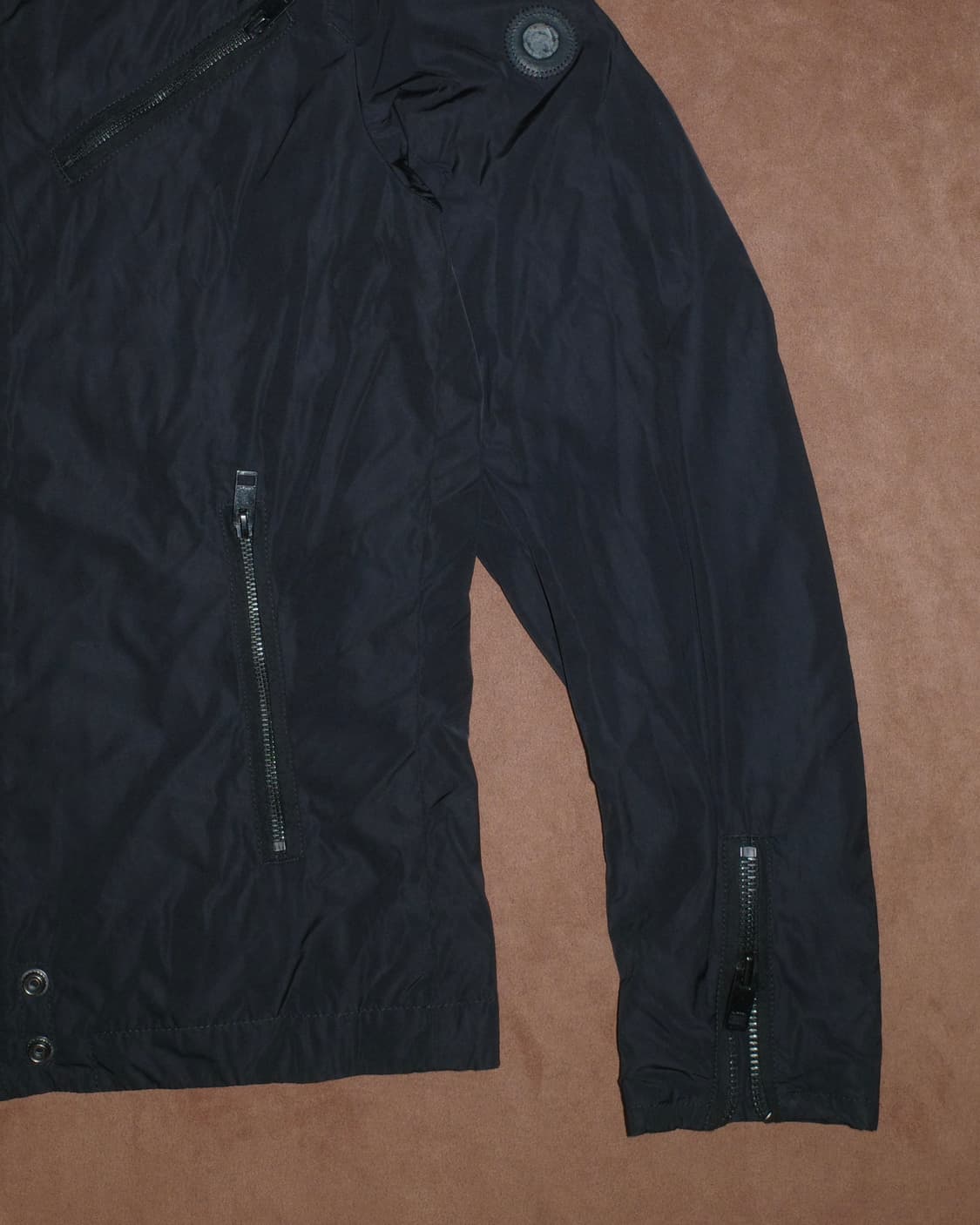 디젤 멀티 ZIP 바이커 나일론 자켓 상품이미지6