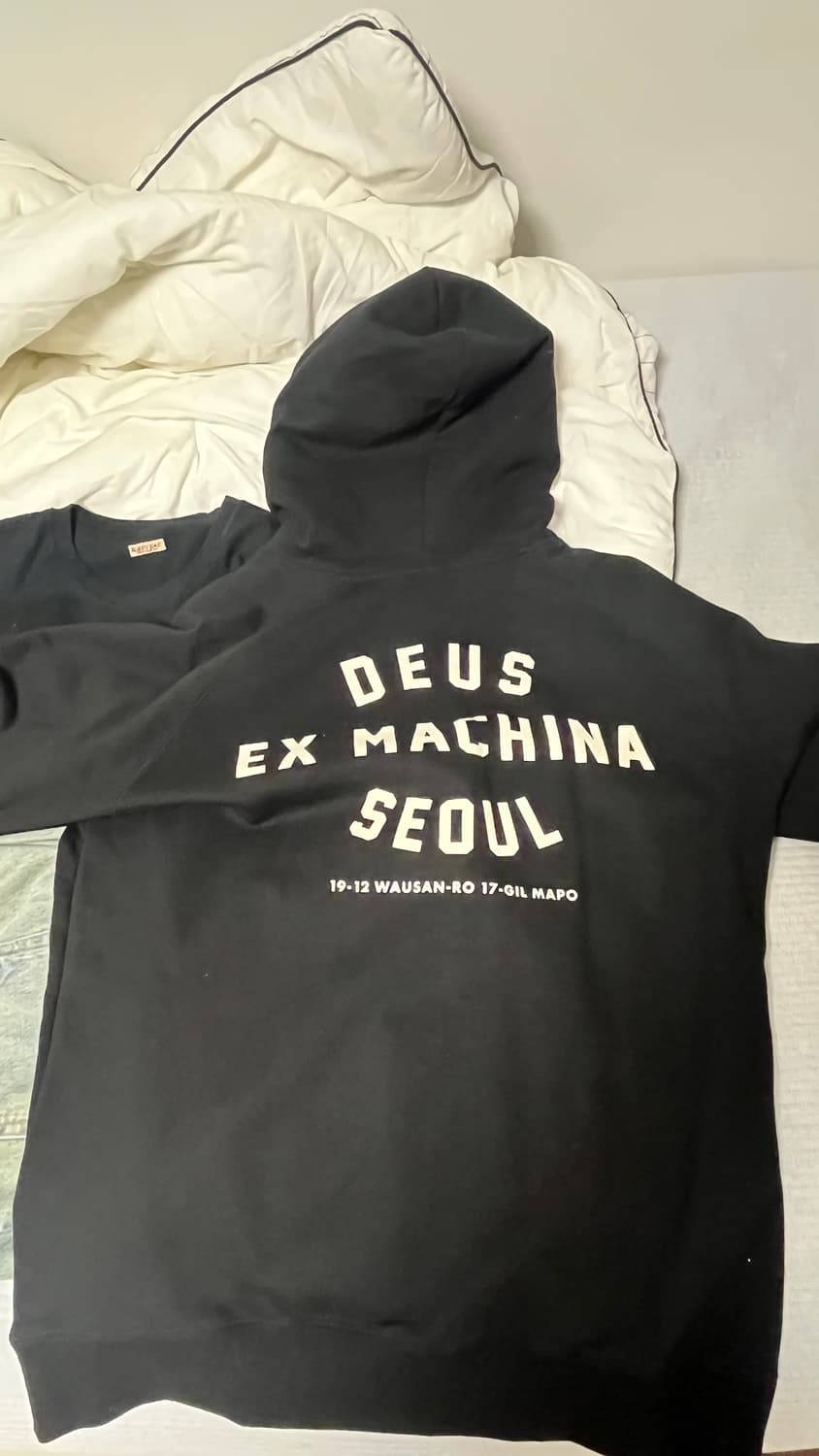 데우스 후디 블랙 사이즈L 상품이미지2