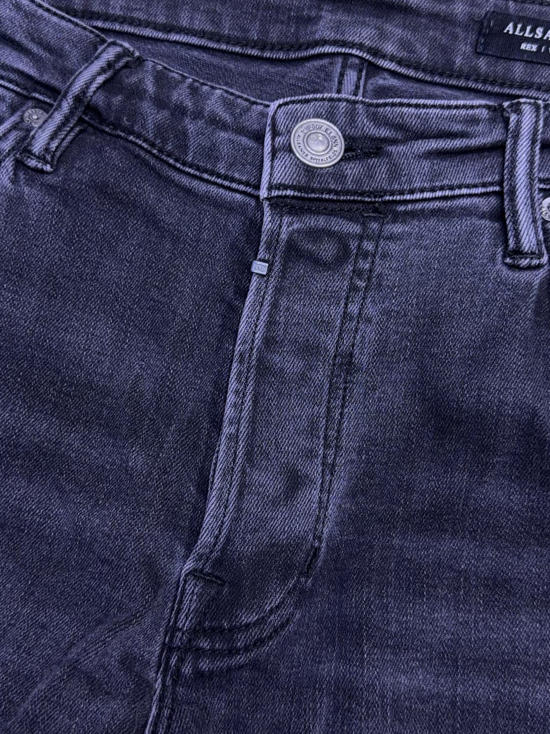 올세인츠 렉스 슬림 스트레이트핏 스트레치 데님팬츠 34 상품이미지4