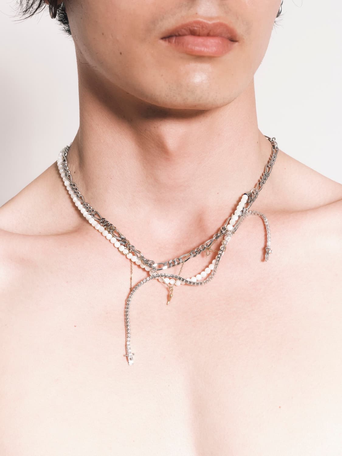 마리아노 25ss 뉴 메스 오브/레이어드 목걸이 상품이미지9