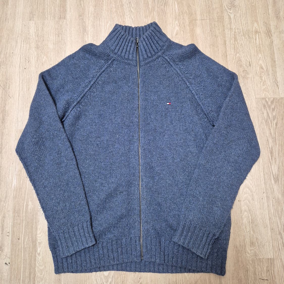 타미힐피거 미니플래그 니트집업  상품이미지1