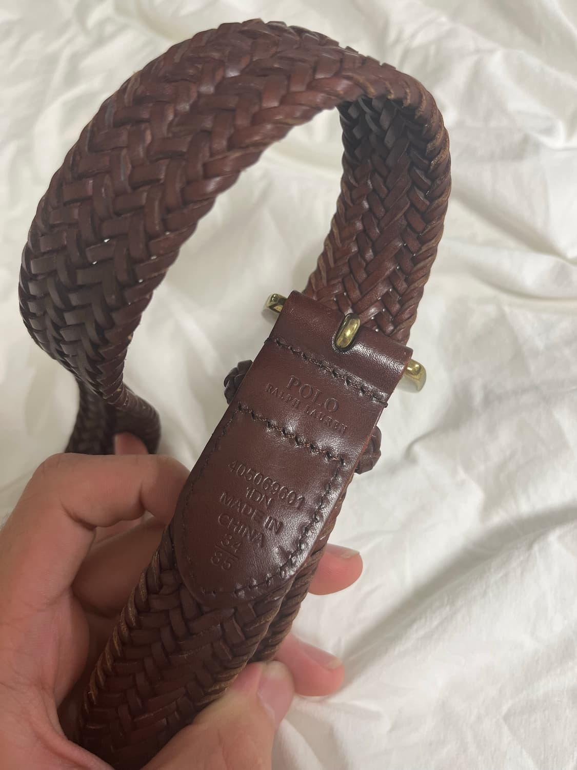 폴로 레더 위빙 벨트 상품이미지3