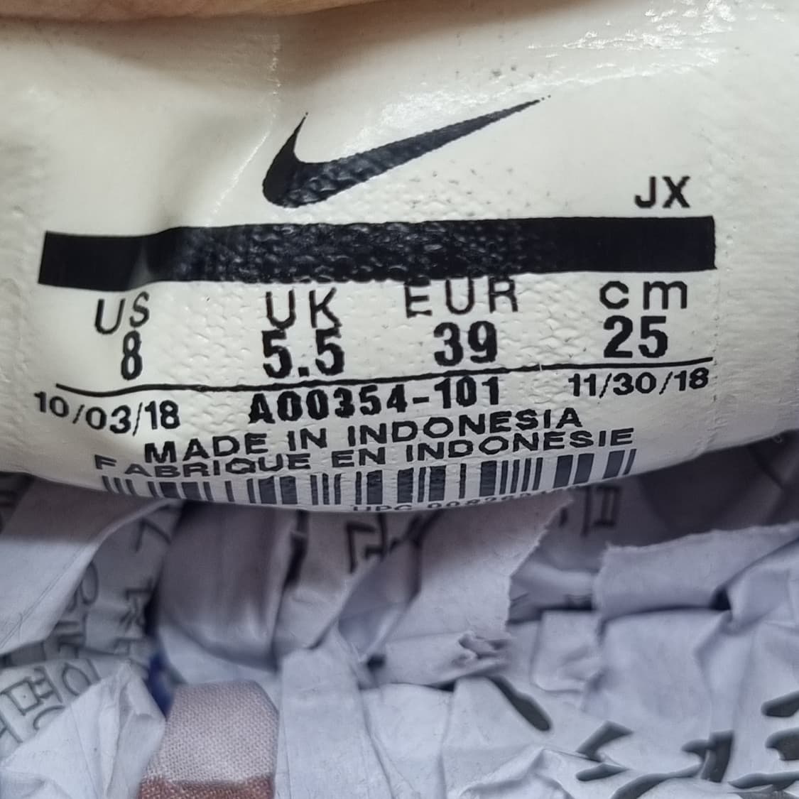 나이키 줌 2k 화이트 운동화250 상품이미지6