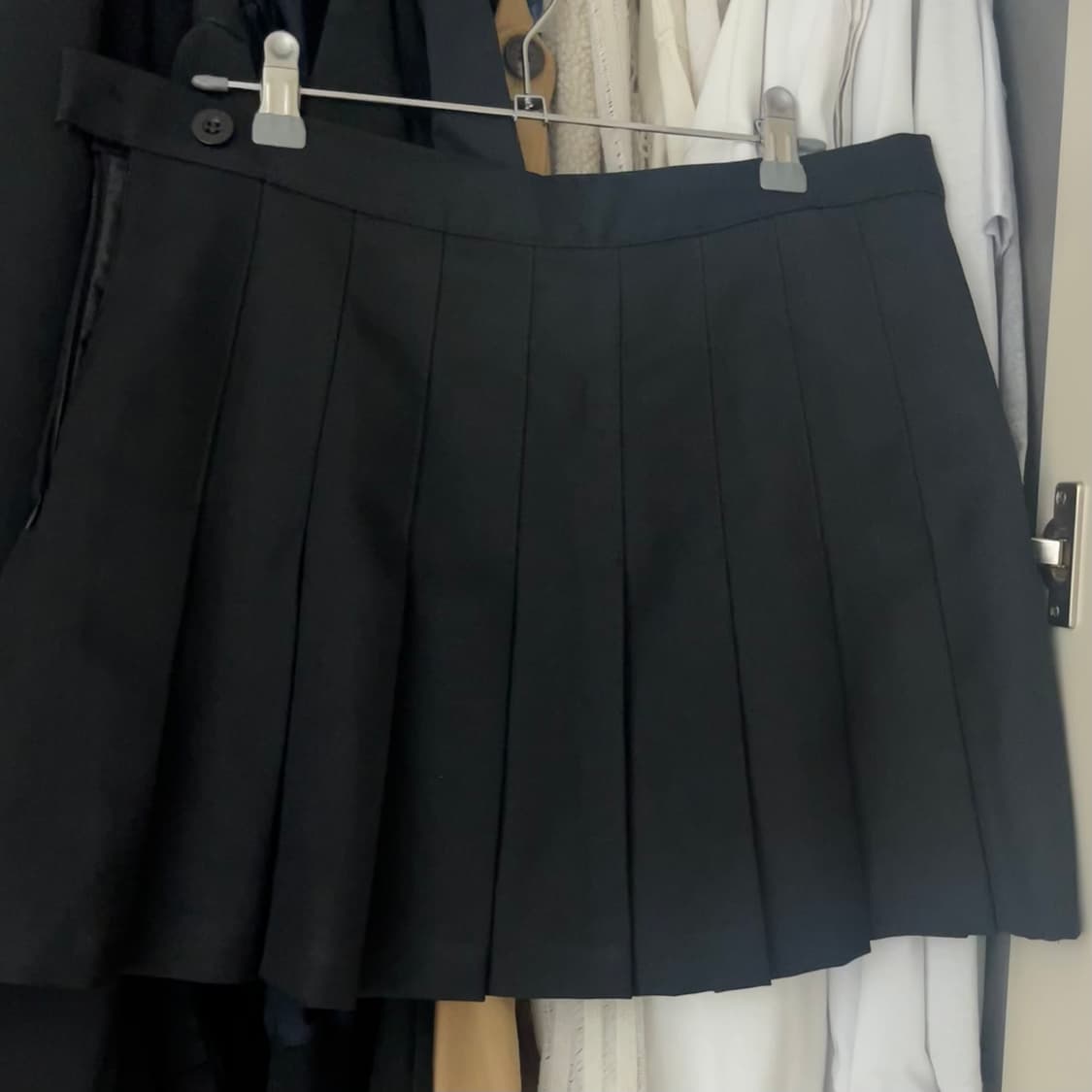 블랙 미니스커트 L 상품이미지2