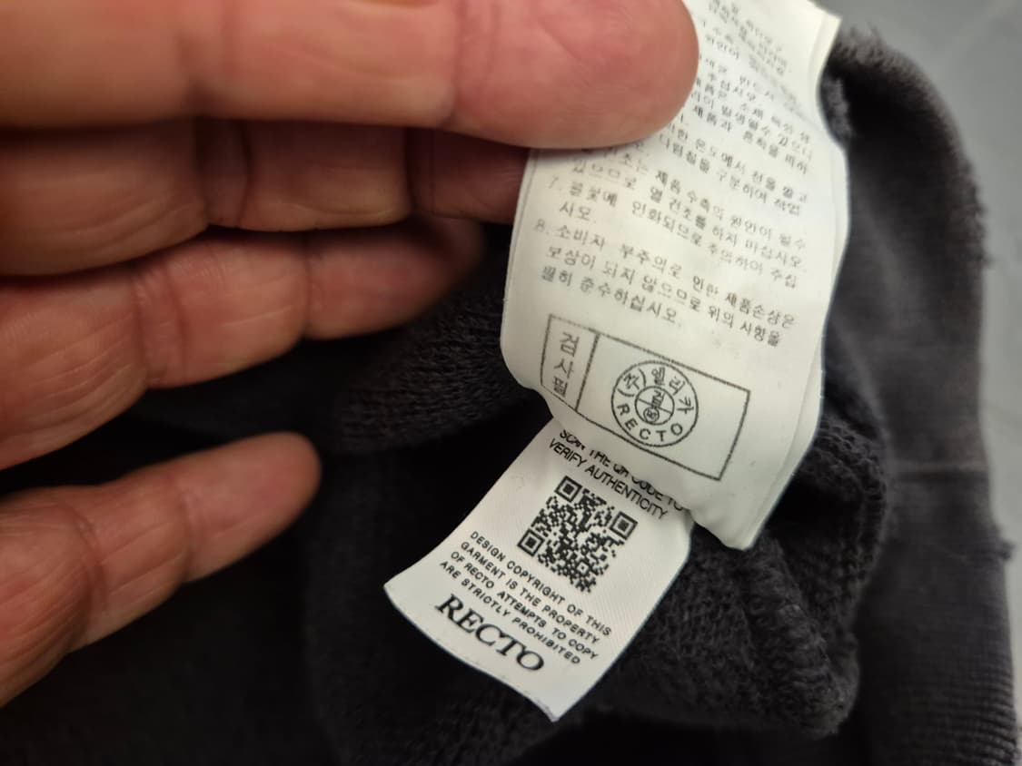 RECTO 디스트레스드 후드 스웻 상품이미지10