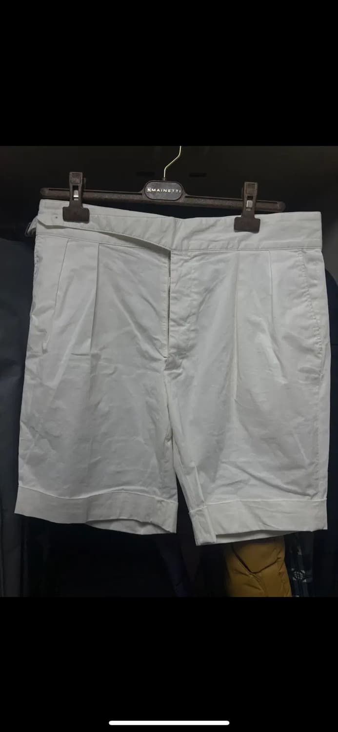 랄프로렌 퍼플라벨 핸드테일러드 화이트 반바지 34사이즈 상품이미지4