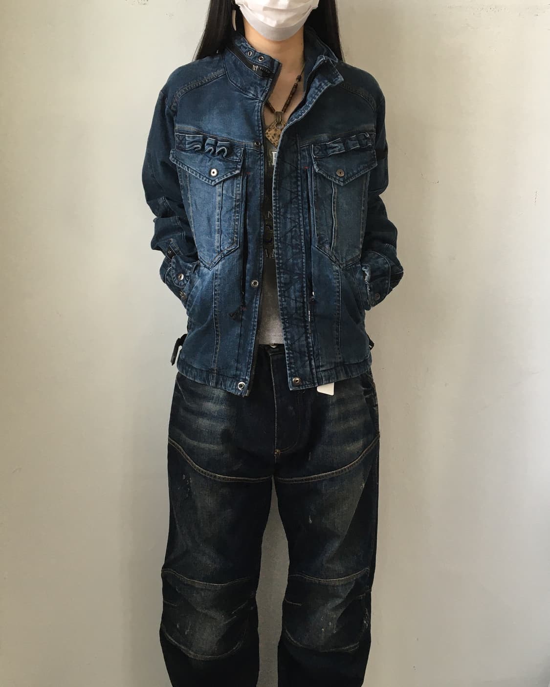 Pocket point high neck jacket 상품이미지1