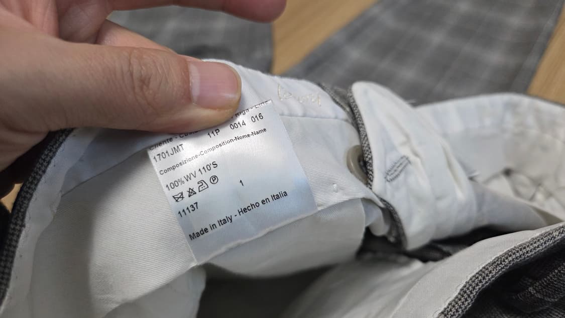 Brioni 브리오니 모에나 체크  슬랙스 팬츠 상품이미지5