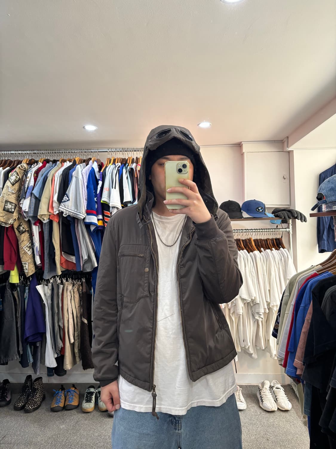 CP company NYCRA 나일론 쉘 고글 자켓 상품이미지5