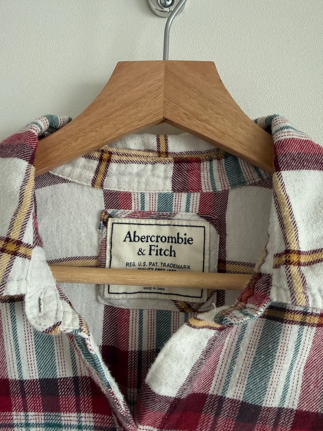 아베크롬비(Abercrombie & Fitch) 그라데이션 체크 셔츠 상품이미지5