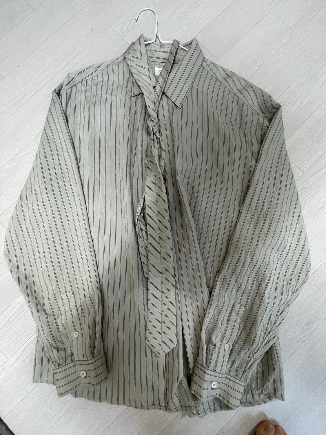 자라 넥타이 셔츠 상품이미지1