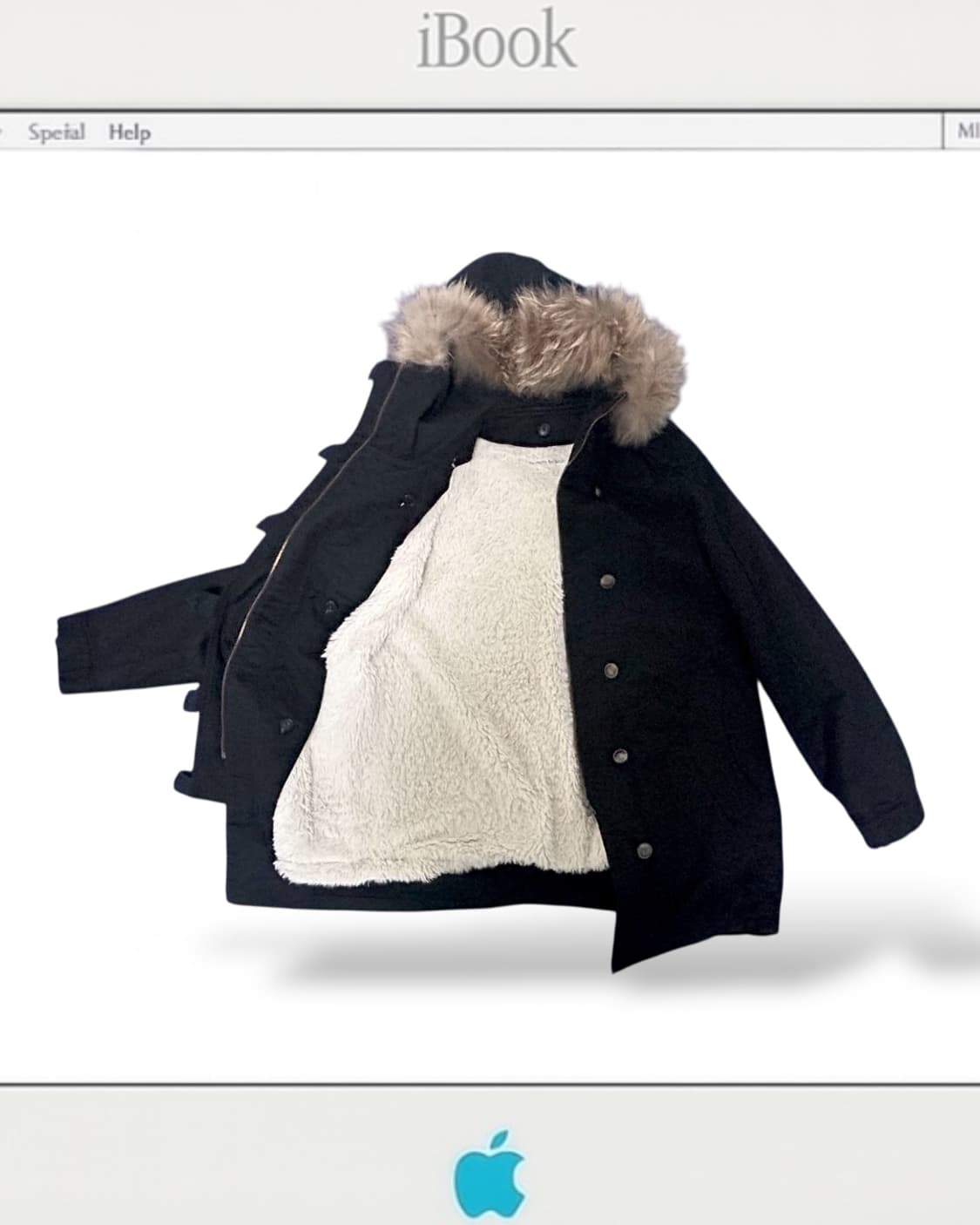 츠모리치사토 양털 퍼 후드코드 (내피O) 상품이미지3