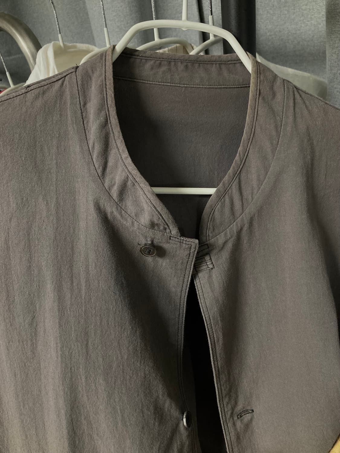 THE HINOKI 더 히노키 스탠드 차이나 밴드 만다린 카라 셔츠 자켓 상품이미지7