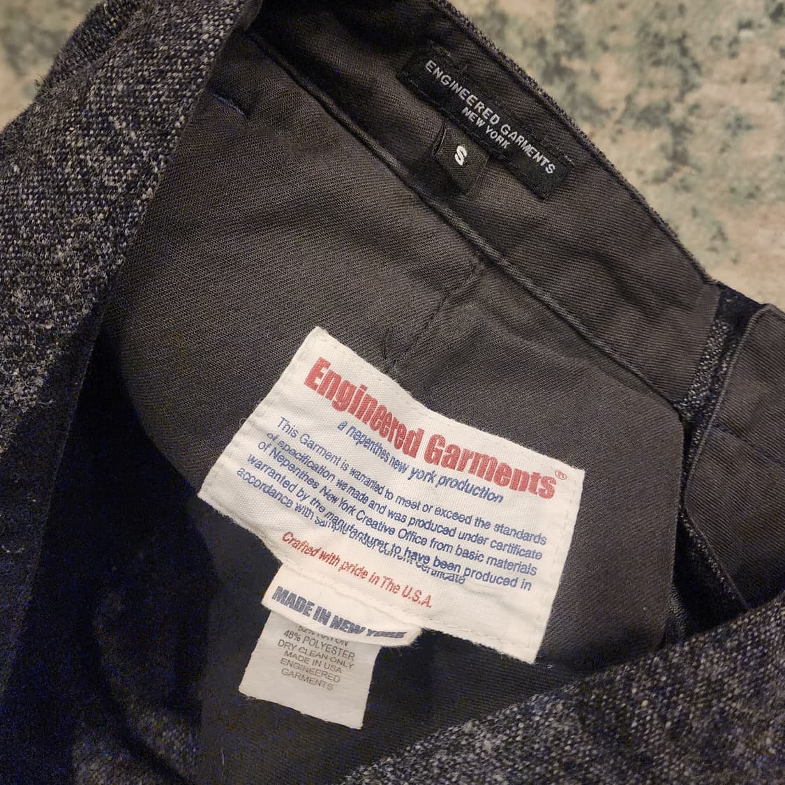 엔지니어 가먼츠 프리즈너 울 조거팬츠 상품이미지6