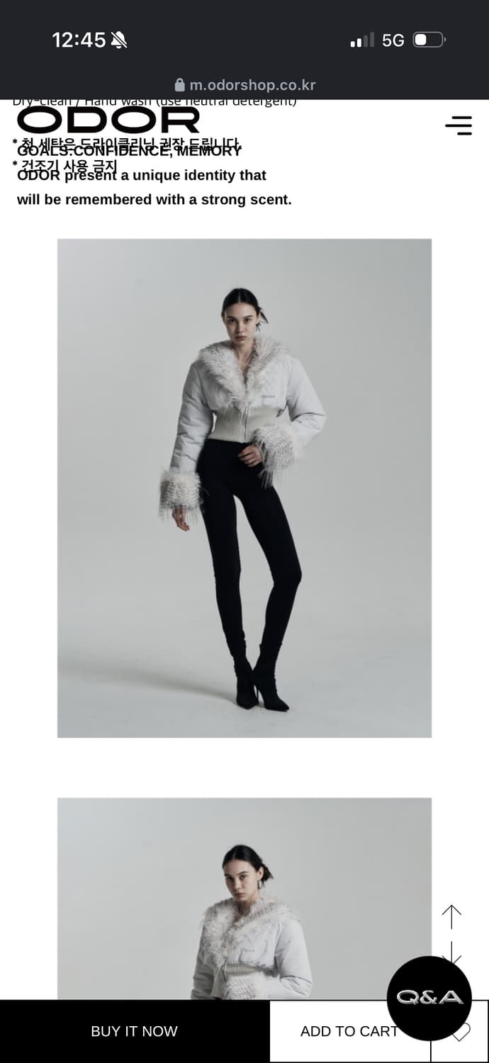 Odor Trich collar padding in matt silver 상품이미지2