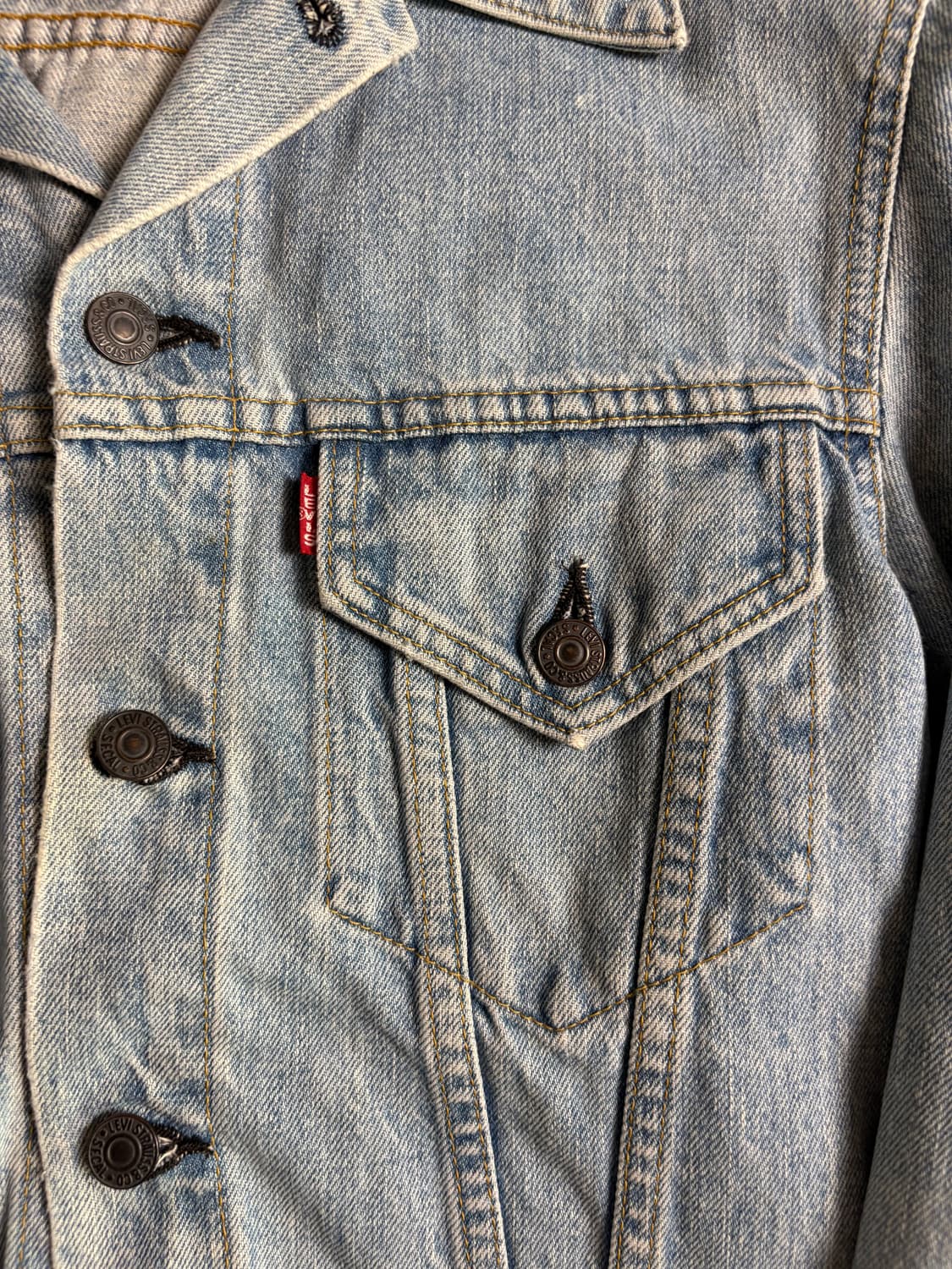 90s Levis 리바이스 데님 트러커 자켓 M 상품이미지2