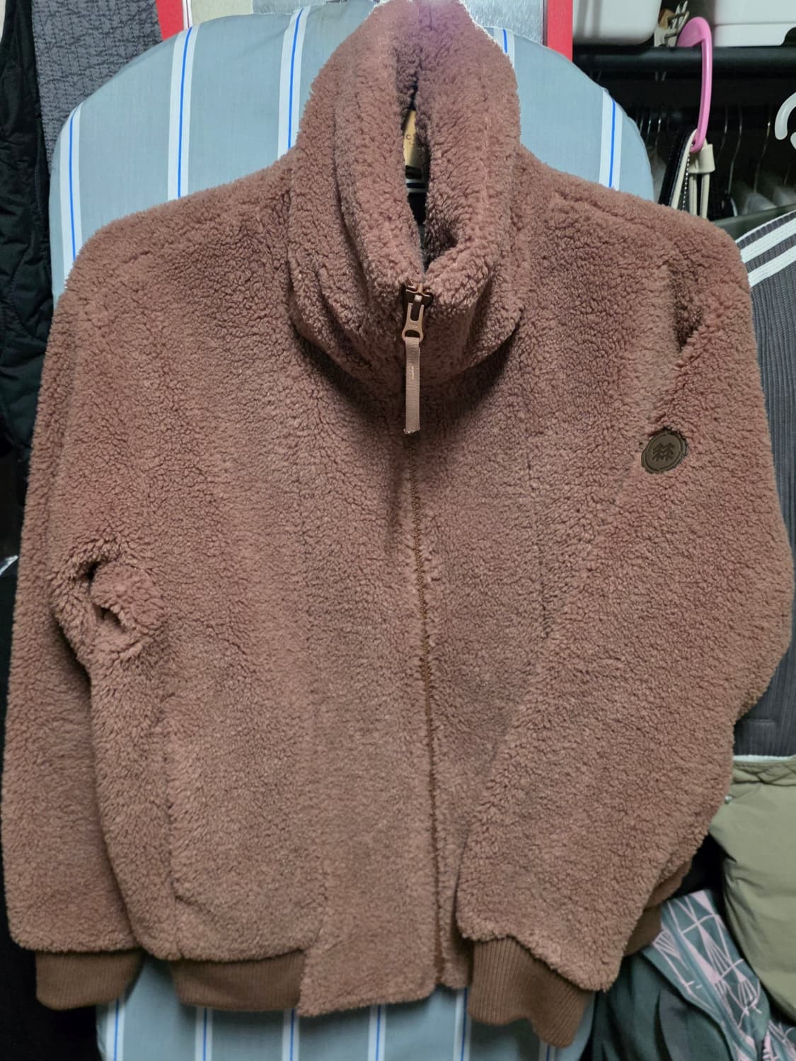 코오롱스포츠 여성 카라형 플리스재킷 상품이미지1